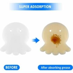 BENOBBY KIDS Oktopus-förmiger, ölabsorbierender Reinigungsschwamm Für Whirlpools, 8 Saugschwämme (weiß) -Angebote Fliesenleger-Werkzeug Store 65824811 4