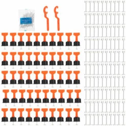 INSMA 50 Stück Nivelliersystem Verlegehilfe Verlegesystem Fliesen Verlegen