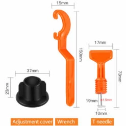 INSMA 50 Stück Nivelliersystem Verlegehilfe Verlegesystem Fliesen Verlegen -Angebote Fliesenleger-Werkzeug Store 65907002 3