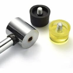 GESCHENKE 2-teiliger Gummihammer, Rutschfester Gummihammer, Auswechselbarer Doppelkopf-Nylonhammer (25mm Und 40mm) -Angebote Fliesenleger-Werkzeug Store 65951009 4
