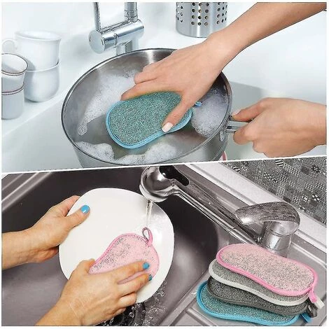 THSINDE Küchenspülschwamm, Antibakteriell, Waschbar, Wiederverwendbar (8 Stück) 2 THSINDE Küchenspülschwamm, Antibakteriell, Waschbar, Wiederverwendbar (8 Stück) – Bild 2