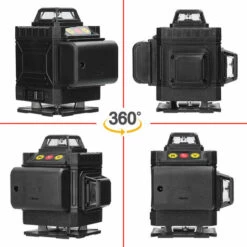 HAPPYSHOPPING Multifunktionaler 16-Linien-Laser-Level 3 ° Selbstnivellierende Maschine, Wiederaufladbares Lithium-Batterie-Nivellierwerkzeug Mit Omnidirektionalem Bodenwandaufkleber Mit Wasserwaage, Heimwerker-Werkzeugset -Angebote Fliesenleger-Werkzeug Store 66162886 3