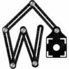 THSINDE Multi-Winkel-Messlineal Mit Positionierungsloch, 6-seitiges Klapplineal Aus Aluminiumlegierung, Schablonen-Messwerkzeug, Schwarz