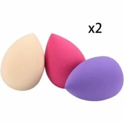 PERLE RARE Make-up-Schwämme, 6 Beauty Blender Foundation-Schwämme Für Flüssig-/Pulver-/Cremekosmetik.