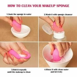 PERLE RARE Make-up-Schwämme, 6 Beauty Blender Foundation-Schwämme Für Flüssig-/Pulver-/Cremekosmetik. -Angebote Fliesenleger-Werkzeug Store 66335545 5