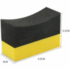 PERLE RARE Auto-Reinigungsschwamm, 7 Stück, Gebogener Autoreifen-Waschschwamm, Autokantenbürste, Auto-Reinigungszubehör, Multifunktionales Heim-Tastatur-Waschwerkzeug -Angebote Fliesenleger-Werkzeug Store 66337681 5