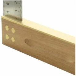 Hedue Tischlerwinkel Nussbaum, Messwinkel, Anschlagwinkel, Edelstahlblat Mit Messingbeschlag, 35mm - Größe:300 Mm -Angebote Fliesenleger-Werkzeug Store 66341592 3