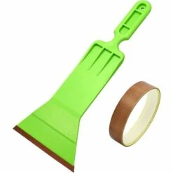 DONTODENT Fensterwischer Mit Teflonrakel Für Autofolienmontage, Spezialrakel Für Fensterfolie, 1m Teflonband