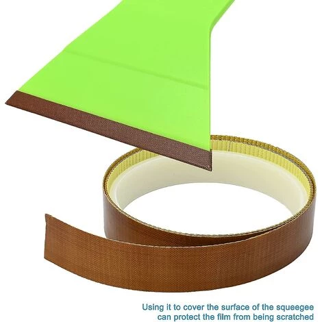 DONTODENT Fensterwischer Mit Teflonrakel Für Autofolienmontage, Spezialrakel Für Fensterfolie, 1m Teflonband 2 DONTODENT Fensterwischer Mit Teflonrakel Für Autofolienmontage, Spezialrakel Für Fensterfolie, 1m Teflonband – Bild 2