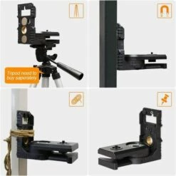 READCLY-PV3 Laser-Level-Adapter, Multifunktions-Magnetdrehfuß, 180° Verstellbare Halterung, Laser-Level-Adapter Mit 1/4"-20 Außengewinde, 1/4"-20 Und 5/8"-11 Innengewinde -Angebote Fliesenleger-Werkzeug Store 66736093 4