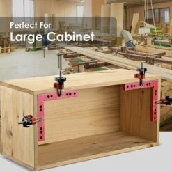 READCLY 90-Grad-Positionierungswinkel Mit 2 Winkelklemmen Und 4 Schrauben, 160 X 160 Mm Aluminium-L-Typ-90°-Winkelklemme, L-Typ-Zimmermannswerkzeug Für 90-Grad-Winkelklemme -Angebote Fliesenleger-Werkzeug Store 66736353 4