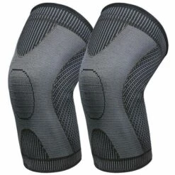 LTS FAFA Knieschützer 2er-Pack Mit Kupferfaser, Atmungsaktive Elastische Knieschützer Für Basketball, Laufen, Wandern, Arthritis, Knieschmerzen