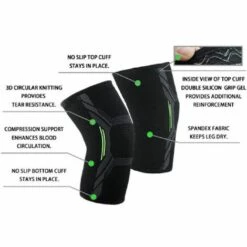 SOEKAVIA Ligament Kniebandage - Kniebandage Für Herren / Damen - Kniebandage Zur Linderung Von Knieschmerzen, Arthritis Knie, Meniskusriss, Gewichtheben Und Laufen - 2 Stück (M) -Angebote Fliesenleger-Werkzeug Store 66847090 4