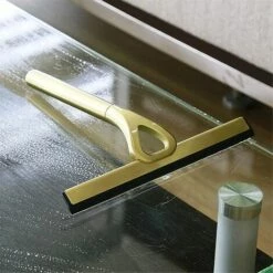 DECKON Dusche Dusche Goldfarben Mit Haken, Edelstahlschaber Für Den Haushalt, Wischerreiniger Für Badezimmer-Küchenspiegel, Glasbodenspiegel -Angebote Fliesenleger-Werkzeug Store 66979107 5