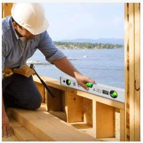 DECKON Macaron Wasserwaage, Magnet-Wasserwaage Mit 3 Gut Sichtbaren Libellen, Aluminiumgehäuse, Robusten Endkappen Für Horizontal, Vertikal Und 45° 1 DECKON Macaron Wasserwaage, Magnet-Wasserwaage Mit 3 Gut Sichtbaren Libellen, Aluminiumgehäuse, Robusten Endkappen Für Horizontal, Vertikal Und 45°