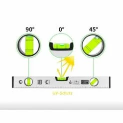 DECKON Macaron Wasserwaage, Magnet-Wasserwaage Mit 3 Gut Sichtbaren Libellen, Aluminiumgehäuse, Robusten Endkappen Für Horizontal, Vertikal Und 45° 8 DECKON Macaron Wasserwaage, Magnet-Wasserwaage Mit 3 Gut Sichtbaren Libellen, Aluminiumgehäuse, Robusten Endkappen Für Horizontal, Vertikal Und 45° -Angebote Fliesenleger-Werkzeug Store 66980917 4