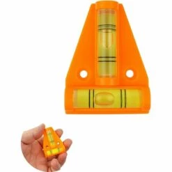 DECKON Dreieck-Wasserwaage Mit Magnet, Orange