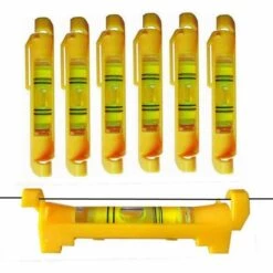 DECKON Wasserwaage Schnurlinien Nivelliergeräte Für Bauwesen, Maschinelle Vermessung (gelb)