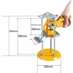 DECKON Fliesennivelliersystem, Hebewerkzeuge, Trockenbauheber (2 Stück), Zubehör Für Gipskartonplatten Usw. Montagehilfe, Hubhöhe 10–100 Mm -Angebote Fliesenleger-Werkzeug Store 66983602 4