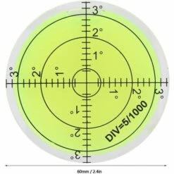 DECKON Dosenlibelle, Wasserwaage, Messwerkzeug, Durchmesser 60 Mm, Runde Wasserwaage Mit Skala Für Kamera-Rig-Balance -Angebote Fliesenleger-Werkzeug Store 66983965 3