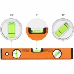 PEDY Wasserwaage Magnetisch 30 Cm Mit Horizontalem, Vertikalem Und 45-Grad-Libelle (Genauigkeit: 0.75 Mm/m) -Angebote Fliesenleger-Werkzeug Store 66992458 3