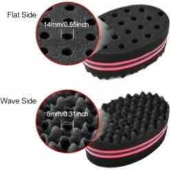 BENOBBY KIDS New Double Side Two In One Twist Magic Hair Sponge Afro Braid Style Dreadlock Coils Wave Hair Curl Brush Sponge -Angebote Fliesenleger-Werkzeug Store 67068284 5