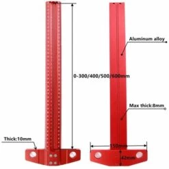 QERSTA Präzisionsmarkierungslineal Aus Aluminiumlegierung - 300 Mm -Angebote Fliesenleger-Werkzeug Store 67156218 5