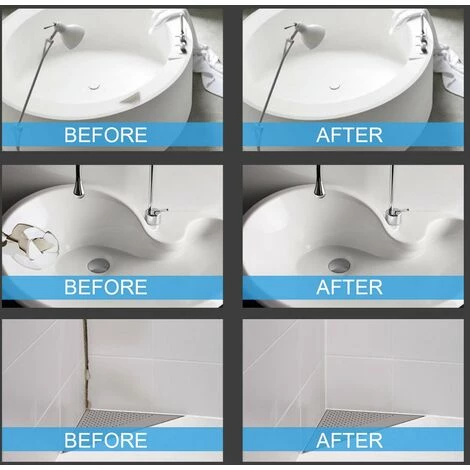 LIFCAUSAL OUHOE Keramikfliesen-Reparaturmittel Keramikpaste Closestool Marmorgrube Glasierte Keramikfliesen-Reparaturpaste Weiß 3 LIFCAUSAL OUHOE Keramikfliesen-Reparaturmittel Keramikpaste Closestool Marmorgrube Glasierte Keramikfliesen-Reparaturpaste Weiß – Bild 3