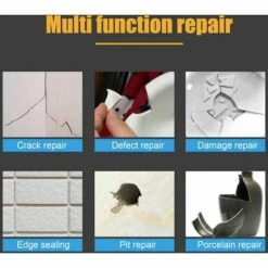 LIFCAUSAL OUHOE Keramikfliesen-Reparaturmittel Keramikpaste Closestool Marmorgrube Glasierte Keramikfliesen-Reparaturpaste Weiß 8 LIFCAUSAL OUHOE Keramikfliesen-Reparaturmittel Keramikpaste Closestool Marmorgrube Glasierte Keramikfliesen-Reparaturpaste Weiß -Angebote Fliesenleger-Werkzeug Store 67221815 4