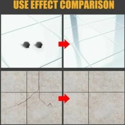 LIFCAUSAL OUHOE Keramikfliesen-Reparaturmittel Keramikpaste Closestool Marmorgrube Glasierte Keramikfliesen-Reparaturpaste Weiß 9 LIFCAUSAL OUHOE Keramikfliesen-Reparaturmittel Keramikpaste Closestool Marmorgrube Glasierte Keramikfliesen-Reparaturpaste Weiß -Angebote Fliesenleger-Werkzeug Store 67221815 5