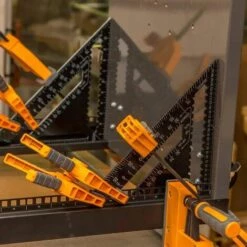 RHAFAYREProfessioneller Metrischer Zimmermannswinkel, 17 Cm Hochpräziser Zimmermannswinkel, Aluminiumlegierung Zimmermannswinkellineal Holz Geschwindigkeitswinkel Messwerkzeug Schwarz -Angebote Fliesenleger-Werkzeug Store 67281763 3