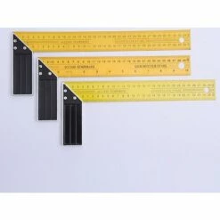 RHAFAYREVierkant Aus Gehärtetem Stahl Mit Aluminiumgriff Und Beidseitiger Teilung 250 Mm