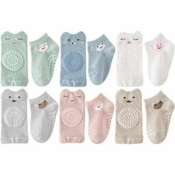 PERLE RARE Rutschfeste Knieschützer Und Socken Für Kleinkinder, Für Jungen Und Mädchen, Die Laufen Lernen, M