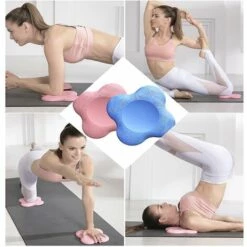 PERLE RARE Yoga-Knieschützer Verdickte Anti-Kompressions-Ellbogenschützer Handgelenkschützer Unterstützen Das Gleichgewicht PU-Knieschützer Leicht Zu Knien Flache Ellbogenschützer Verdickte Yoga-Knieschützer, Pink -Angebote Fliesenleger-Werkzeug Store 67421383 5