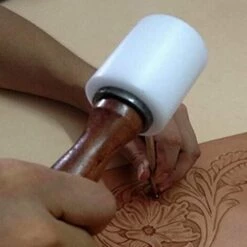 BRIDAY Hölzerner Lederhammer, Holzhammer, Lederhandwerk, Nylonkopf, Bastelwerkzeug, Schnitzhammer, Nähen, Staming, Heimwerkerwerkzeuge -Angebote Fliesenleger-Werkzeug Store 67434255 5