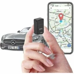 DONTODENT Magnetischer GPS-Tracker GPS-Echtzeit-Tracking-Locator-Gerät Magnetischer Mini-Auto-Tracker
