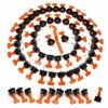 HEGUYEY Wiederverwendbarer 50-teiliger Fliesen-Nivellierer Mit Schraubenschlüssel, Nivellier-Kit, Nivelliersystem, Keramikboden, Wandbauwerkzeuge