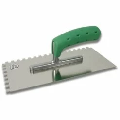 HUFA® - Werkzeuge Glättekelle, Edelstahl Mit Soft-Griff, Gezahnt, 8 X 8 Mm