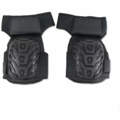 BF Knieschützer Profi-Knieschützer Outdoor Reiten Sport Rutschfeste Silikonschutzausrüstung Garten Industriegebäude Verschleißfeste Knieschützer 30 * 16CM 2 Stk. Schwarz