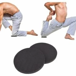 BF Knieschützer Für Yoga-Übungen, Schützt Knie, Handgelenke Und Ellbogen, Leicht Zu Tragen, Kleiner Sport-Gleichgewichtsschutz, 17,5 Cm, Schwarz (2 Stück) -Angebote Fliesenleger-Werkzeug Store 67632201 3