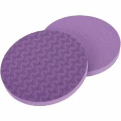 BF Knieschützer Für Yoga-Übungen, Schützt Knie, Handgelenke Und Ellbogen, Leicht Zu Tragen, Kleiner Sport-Gleichgewichtsschutz, 17,5 Cm, Lila (2er-Pack)