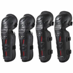 SUPERSELLER Vier-Jahreszeiten-Reiten Motorrad Knie- Und Ellbogenschützer Vierteiliges Set