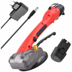 HAPPYSHOPPING 10–150 Hz Fliesenverlegemaschine Wand Bodenfliesen Vibrationswerkzeug Mit 100 X 100 Mm Saugnapf, Rot EU-Stecker