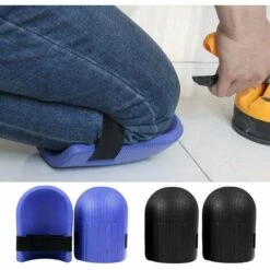 HIASDFLS Paar Knieschoner Für Den Garten, Knieschoner Aus Eva-Schaumstoff, Knieschoner Für Die Gartenarbeit Mit Verstellbaren Riemen Für Die Bodenarbeit Im Baugewerbe Für Gärtner-Knierotektoren -Angebote Fliesenleger-Werkzeug Store 67820663 3