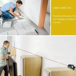 ECHOO 4-in-1-Wasserwaage Mit Kreuzlinien, 9-Zoll-Maßband, Multifunktionslineal, Klein Und Batteriebetrieben, 45° Vertikal Und Horizontal, Selbstnivellierendes Werkzeug -Angebote Fliesenleger-Werkzeug Store 67934747 4