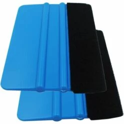 BEARSU Rakel Mit Faserkante Für Die Autovinylverpackung, Langlebiger Fensterfolienrakel, Rakel-Aufkleber (2 Stück, Schwarz)