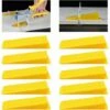 ECHOO Fliesen Nivelliersystem Keile, Keil Nivellierer Fliesen Abstandshalter Fliesen Nivellierer Abstandshalter Clips Keile, 100 Stück, Gelb