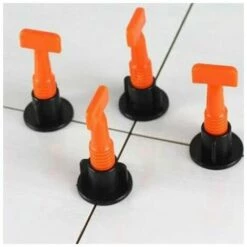 ECHOO 100 Stück T-Lock-Fliesenklemme Mit 2 Minischlüsseln, Nivelliersystem, Bodenfliesen, Wand, Bodenfliesen, Nivellierwerkzeug 7 ECHOO 100 Stück T-Lock-Fliesenklemme Mit 2 Minischlüsseln, Nivelliersystem, Bodenfliesen, Wand, Bodenfliesen, Nivellierwerkzeug -Angebote Fliesenleger-Werkzeug Store 68086708 3
