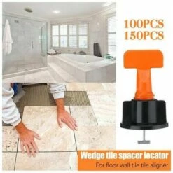 ECHOO 100 Stück T-Lock-Fliesenklemme Mit 2 Minischlüsseln, Nivelliersystem, Bodenfliesen, Wand, Bodenfliesen, Nivellierwerkzeug 9 ECHOO 100 Stück T-Lock-Fliesenklemme Mit 2 Minischlüsseln, Nivelliersystem, Bodenfliesen, Wand, Bodenfliesen, Nivellierwerkzeug -Angebote Fliesenleger-Werkzeug Store 68086708 5