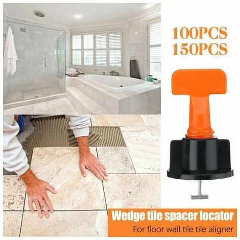 ECHOO 100 Stück T-Lock-Fliesenklemme Mit 2 Minischlüsseln, Nivelliersystem, Bodenfliesen, Wand, Bodenfliesen, Nivellierwerkzeug 5 ECHOO 100 Stück T-Lock-Fliesenklemme Mit 2 Minischlüsseln, Nivelliersystem, Bodenfliesen, Wand, Bodenfliesen, Nivellierwerkzeug – Bild 5